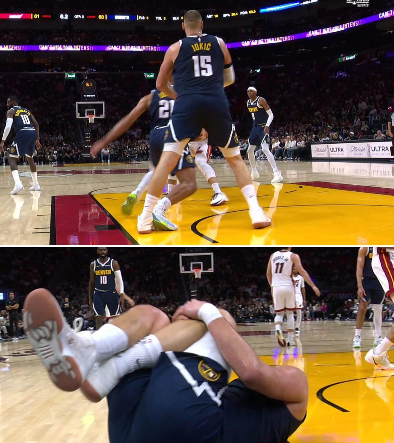 约基奇受伤，掘金队塌了半边天掘金123-147不敌热火队，遭遇2连败。输一场比