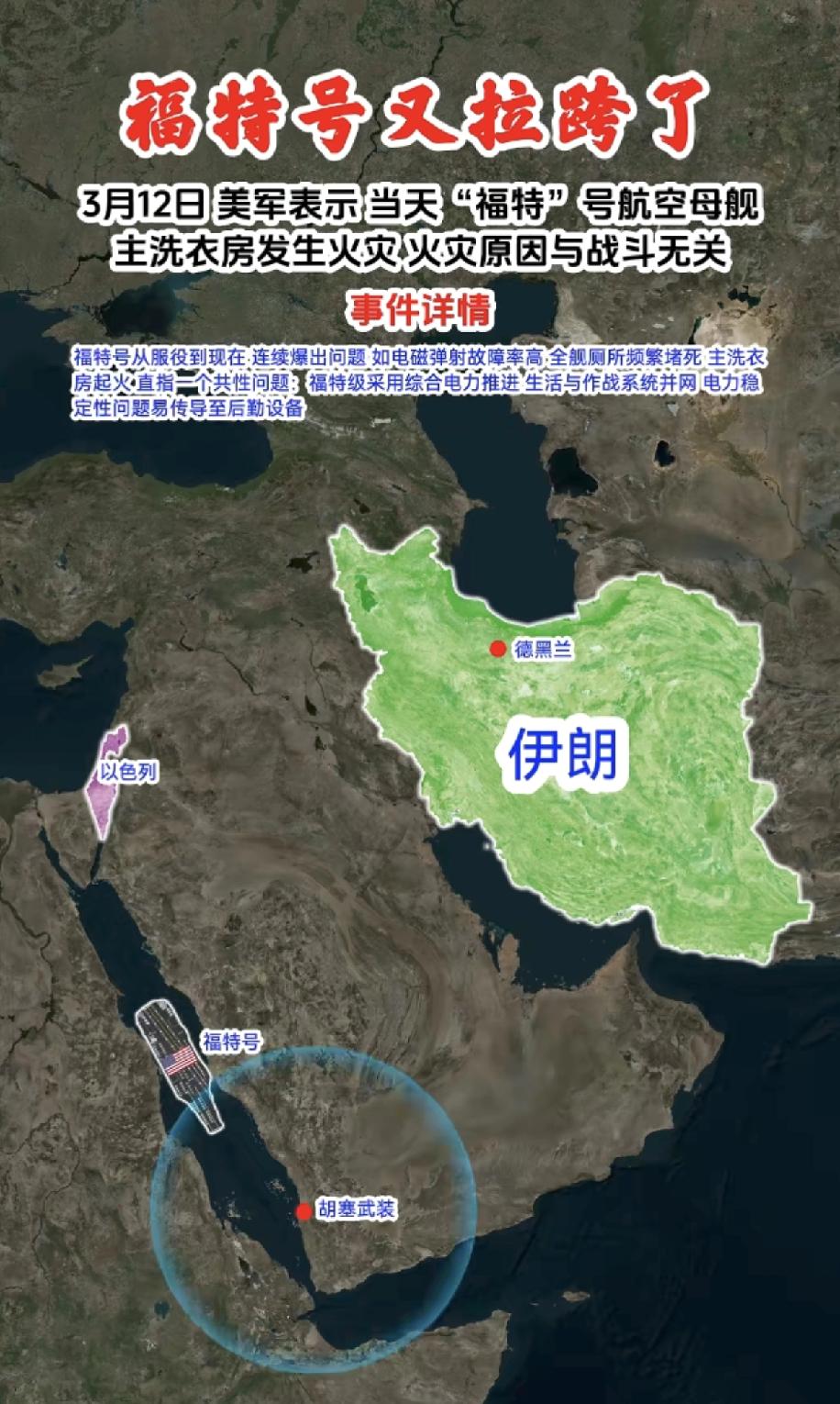 福特号航母上的美国小兵知道，这是去炸伊朗不是去炸胡塞，炸胡塞还掉了几架大黄蜂到海