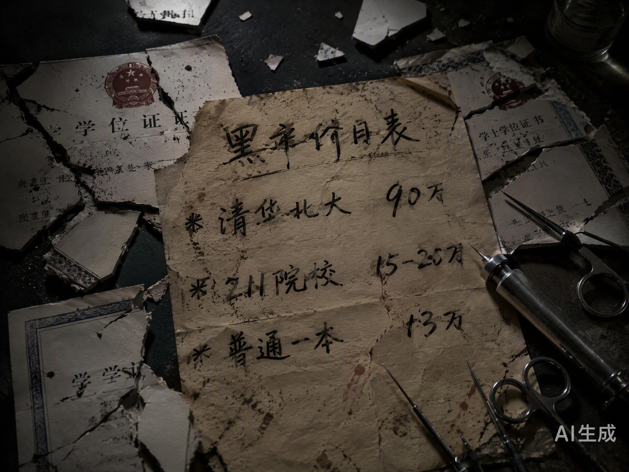 打拐志愿者曝光的这份“价目表”，看着真让人心里发寒。清华北大的卵子能标价90万，211院校的要15到