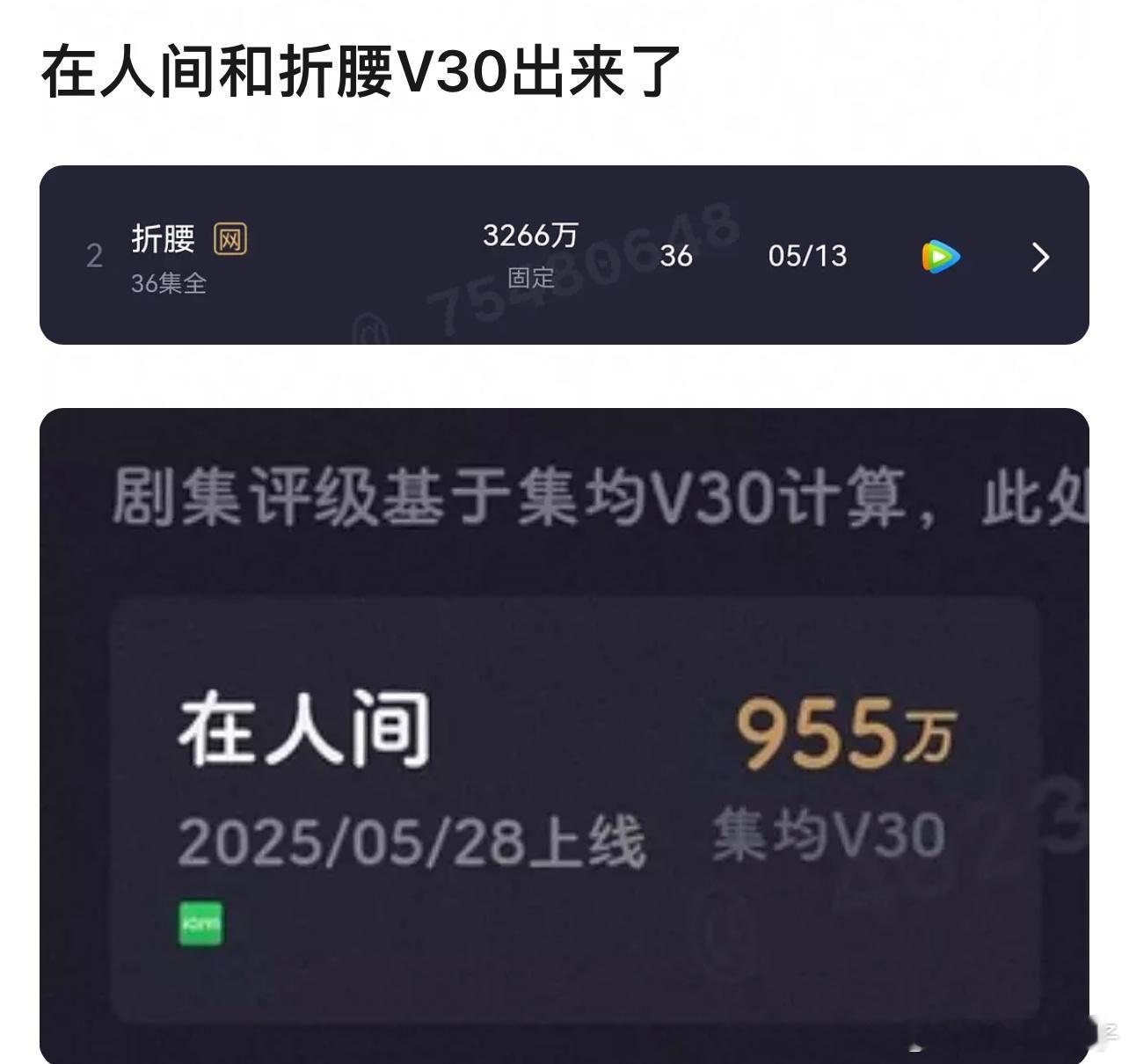 V30数据不太好看，粉丝没的吹，哈哈！​​​