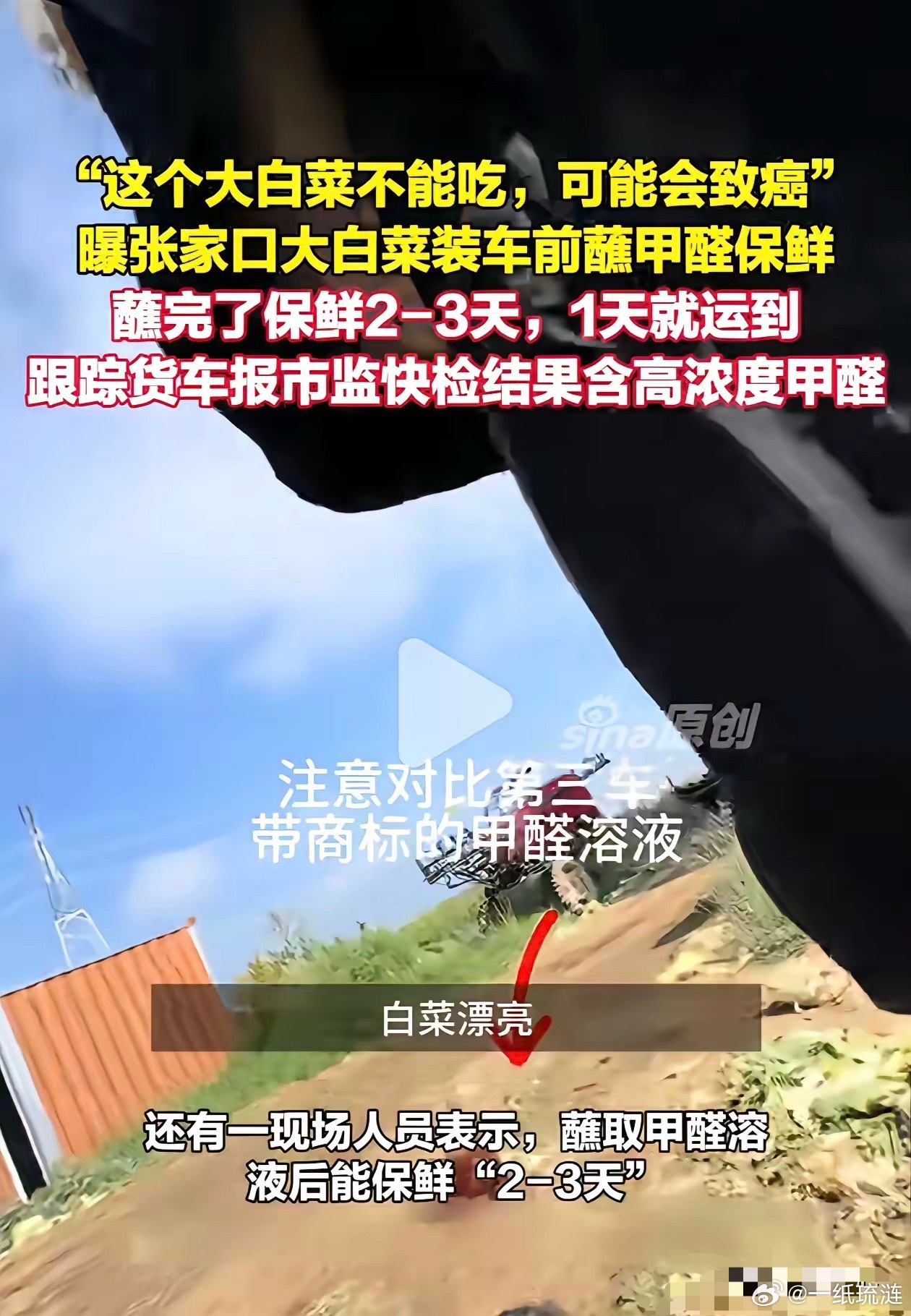 河北康保甲醛白菜事件的民间吹哨人：渔猎齐哥，是个80后湖北孝感人。最初他只是