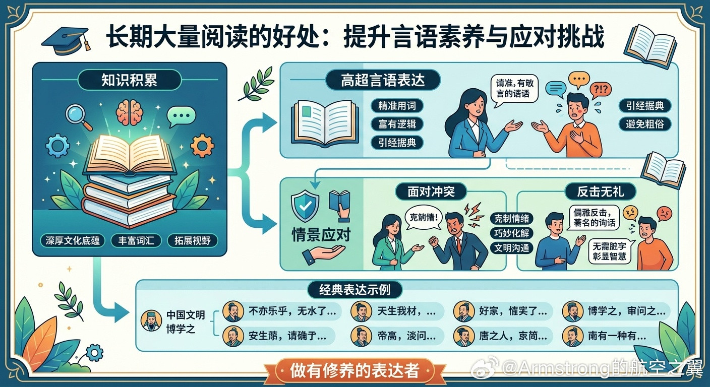 直观感受到长期大量阅读的好处最大的好处就是骂人的时候可以引经据典，不带脏字。这