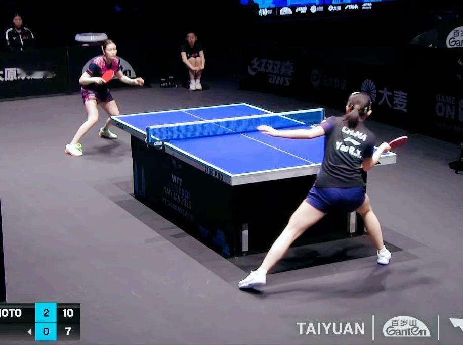 坏了！孙颖莎师妹姚睿轩0:3被桥本帆乃香零封了！姚睿轩拉攻打的倒是挺稳，但