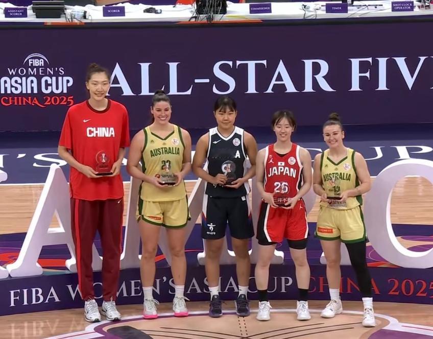 女篮亚洲杯最佳阵容出炉：里德（澳大利亚）：场均11.2分1.2篮板7.4助攻，