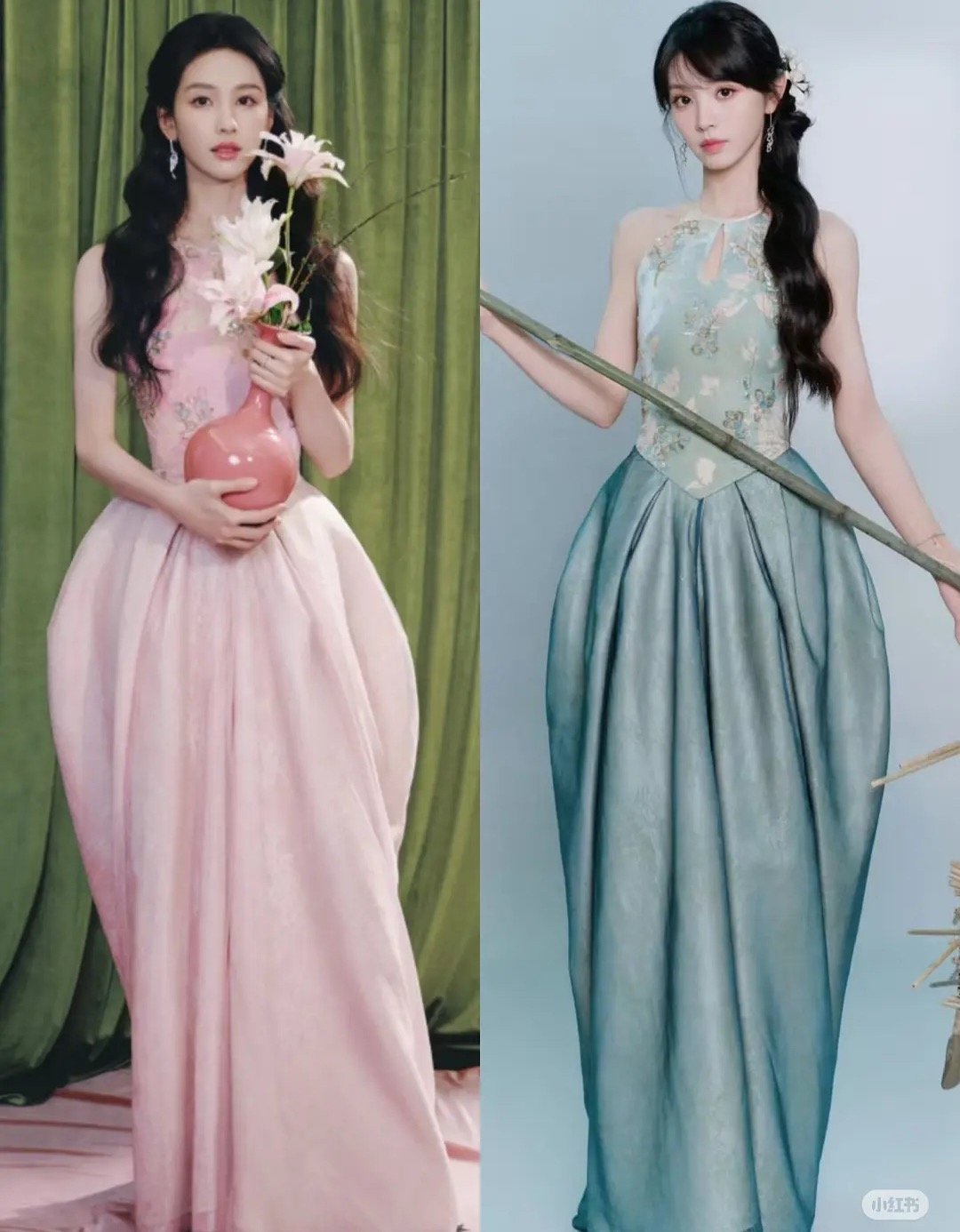 陈都灵和田曦薇这同款裙子，谁更好看？