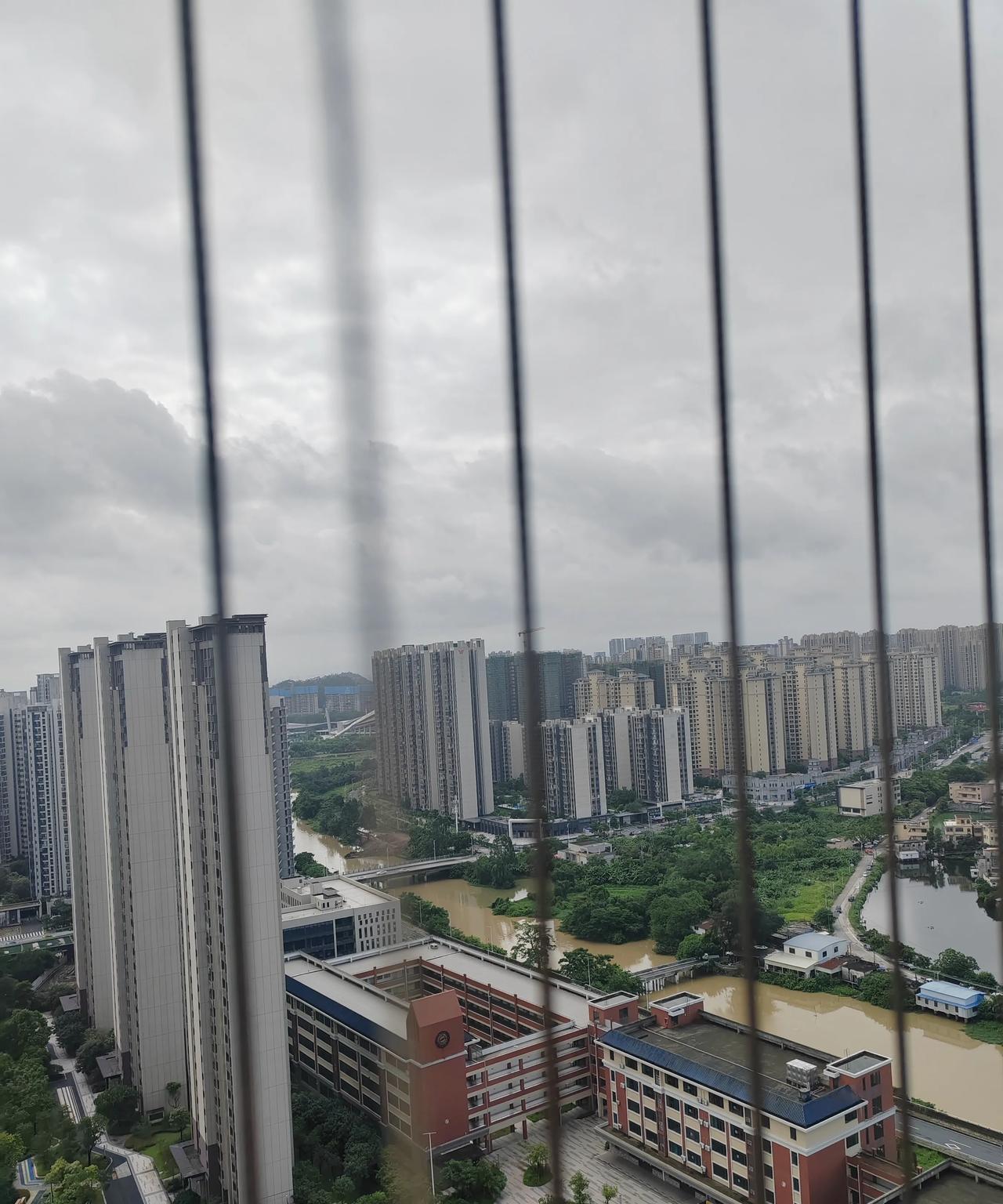 7月21号上午九点，此时离台风“韦帕”登陆江门台山已过去了十多个小时。我所处的