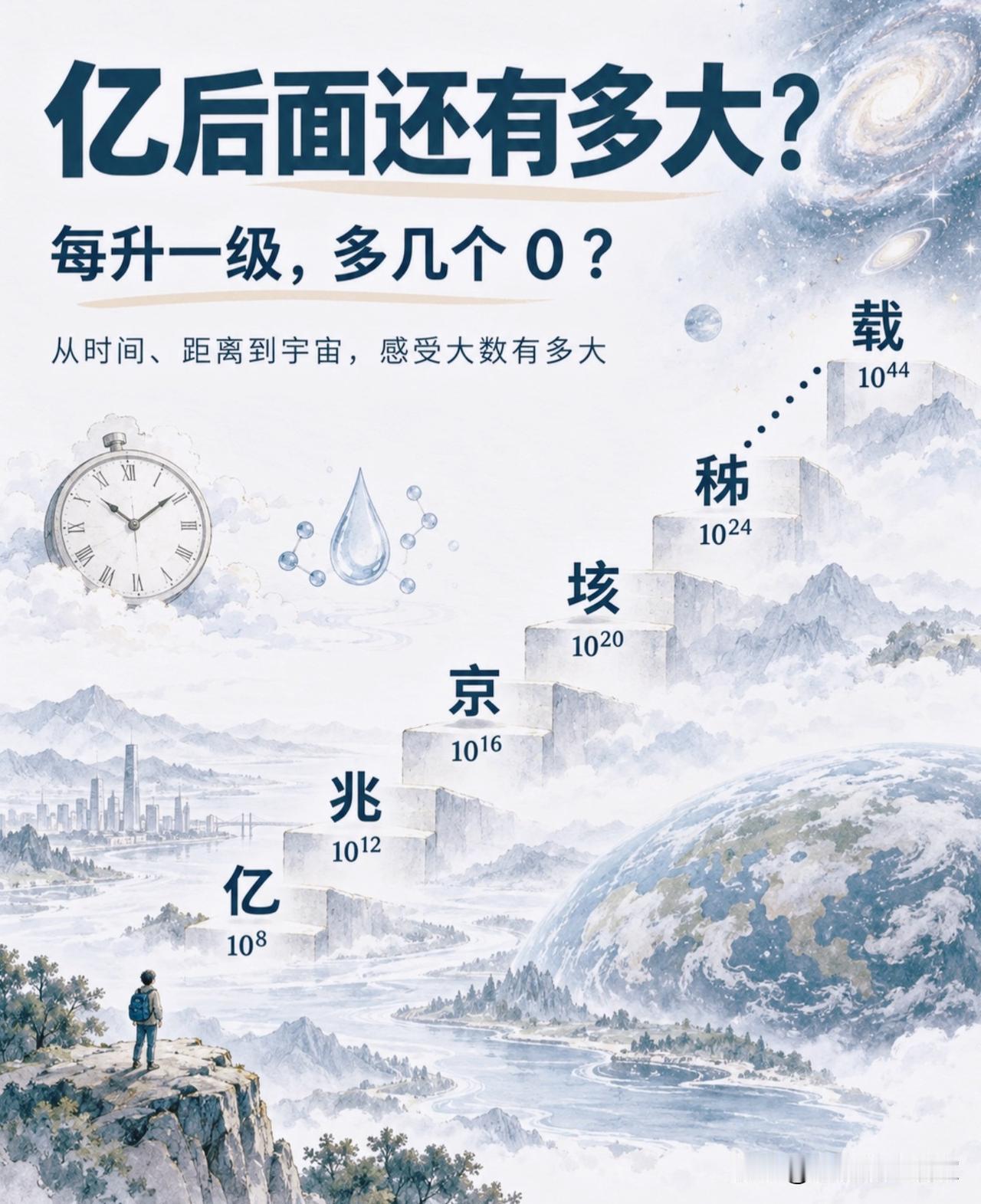 亿之后还有多大？看完才知道人类的想象力有多渺小！✨我们平时总说亿万富翁，以