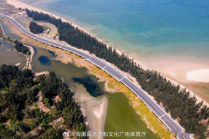 【海南把度假氛围拉满了】每逢节假日，海南环岛旅游公路和环热带雨林国家公园旅游公路
