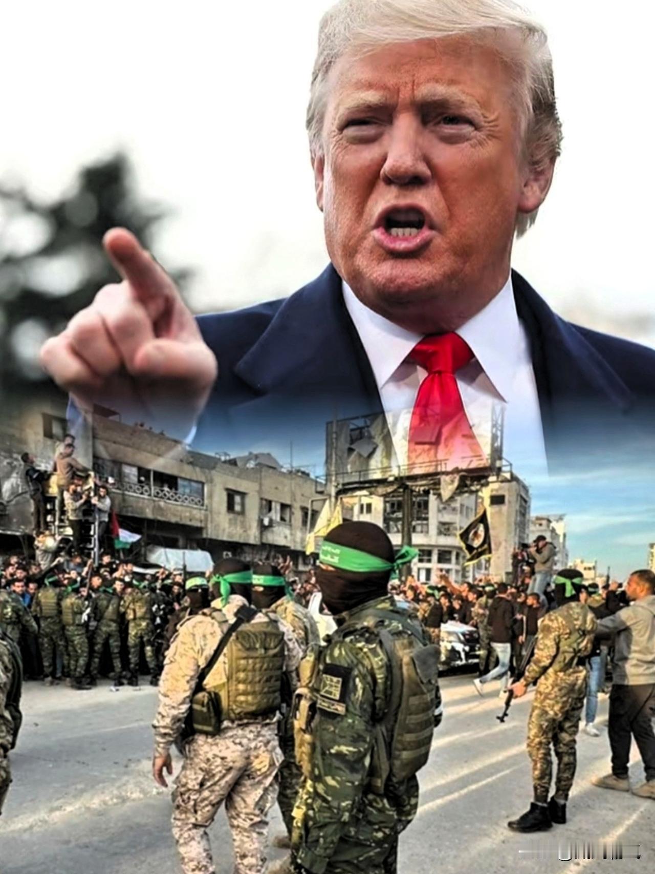 万没想到，勇敢的哈马斯到底还是没有解除武装跪下投降，因为已经了解到美国总统特朗普