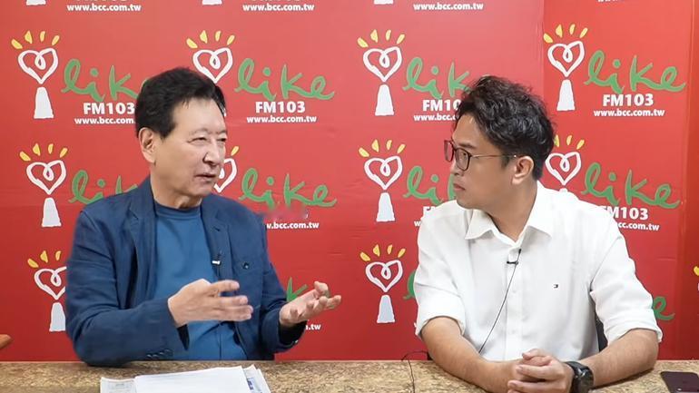 赵少康在节目结束后接受媒体联访时，对沈伯洋今日的表现给予正面肯定。赵少康表示如果