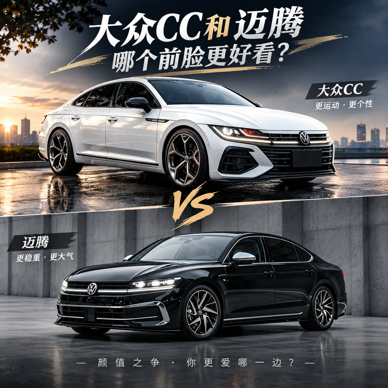 最美大众，为何干不过中庸迈腾？