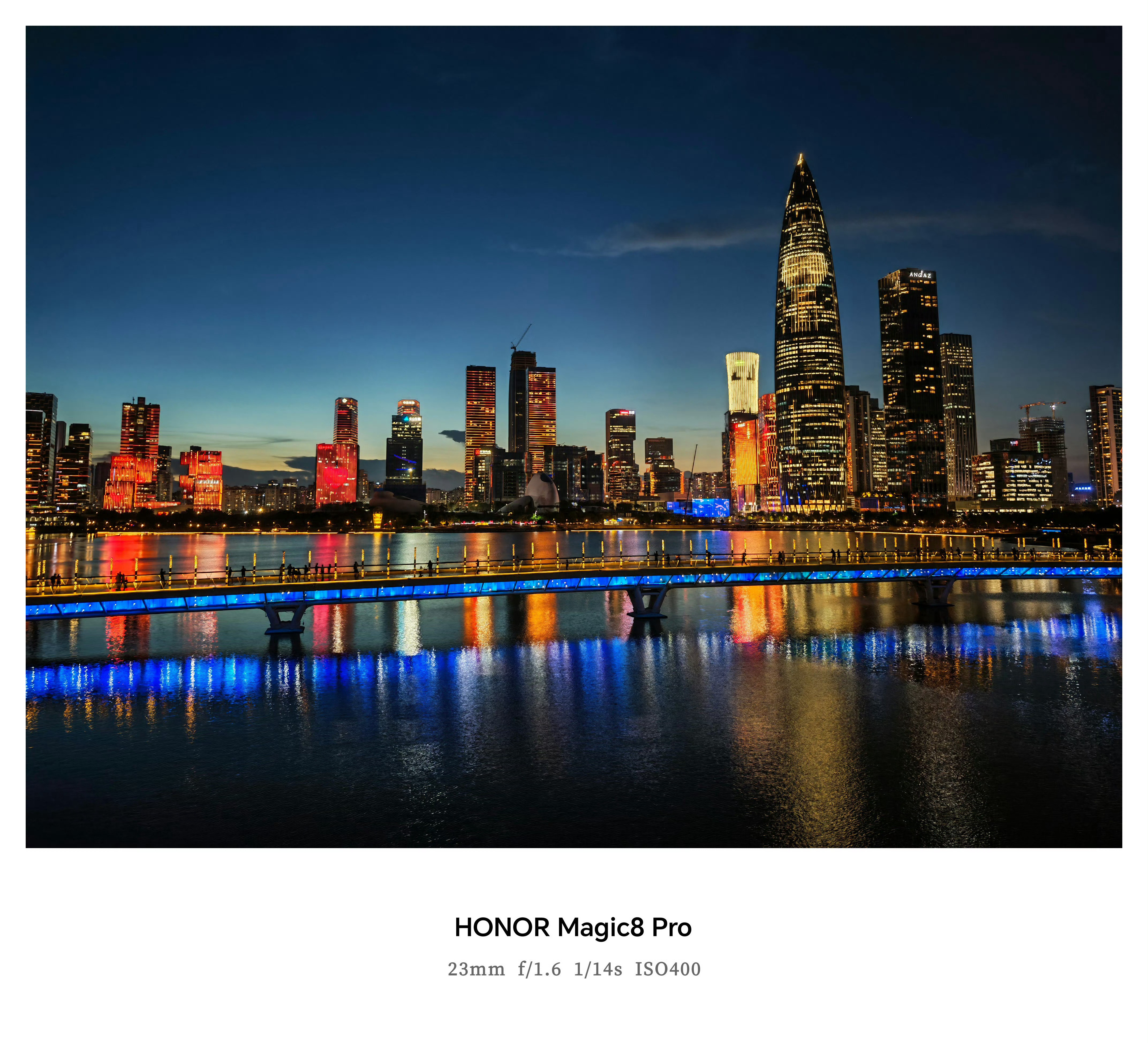 荣耀Magic8Pro的首波夜拍样张来了画质清晰，纹理丰富色彩干净，又很有层次