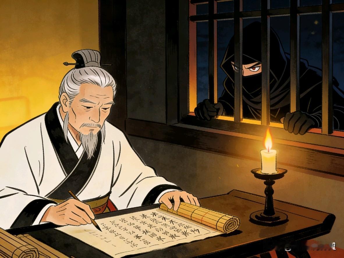 晋灵公派出天下第一刺客鉏麑暗杀赵盾，鉏麂在赵盾院中窥视时听见赵盾说了句谶语，竟当