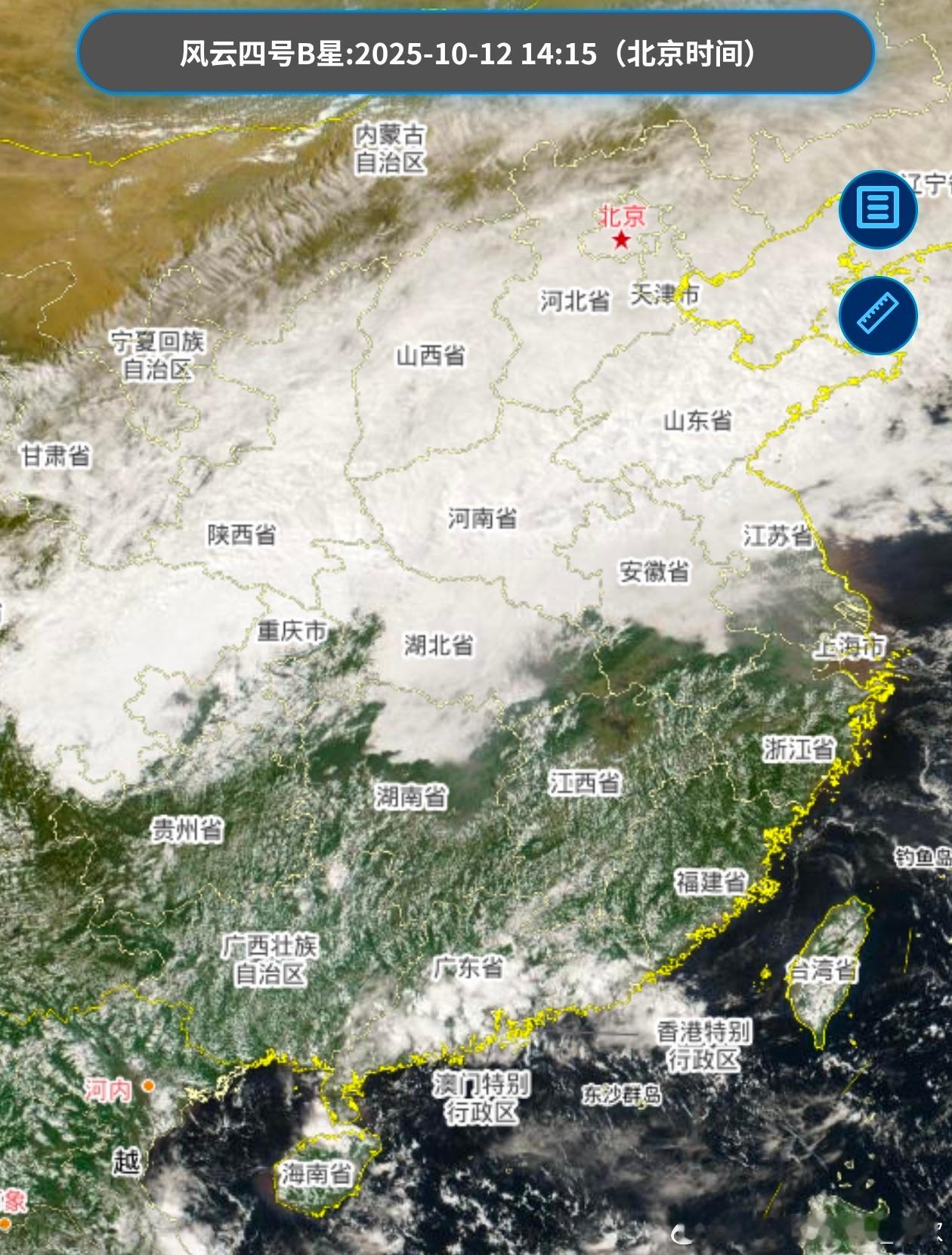 【气温】今天长江南北两侧气温依然差异巨大。长江以北阴雨+冷空气，气温低迷。长江以
