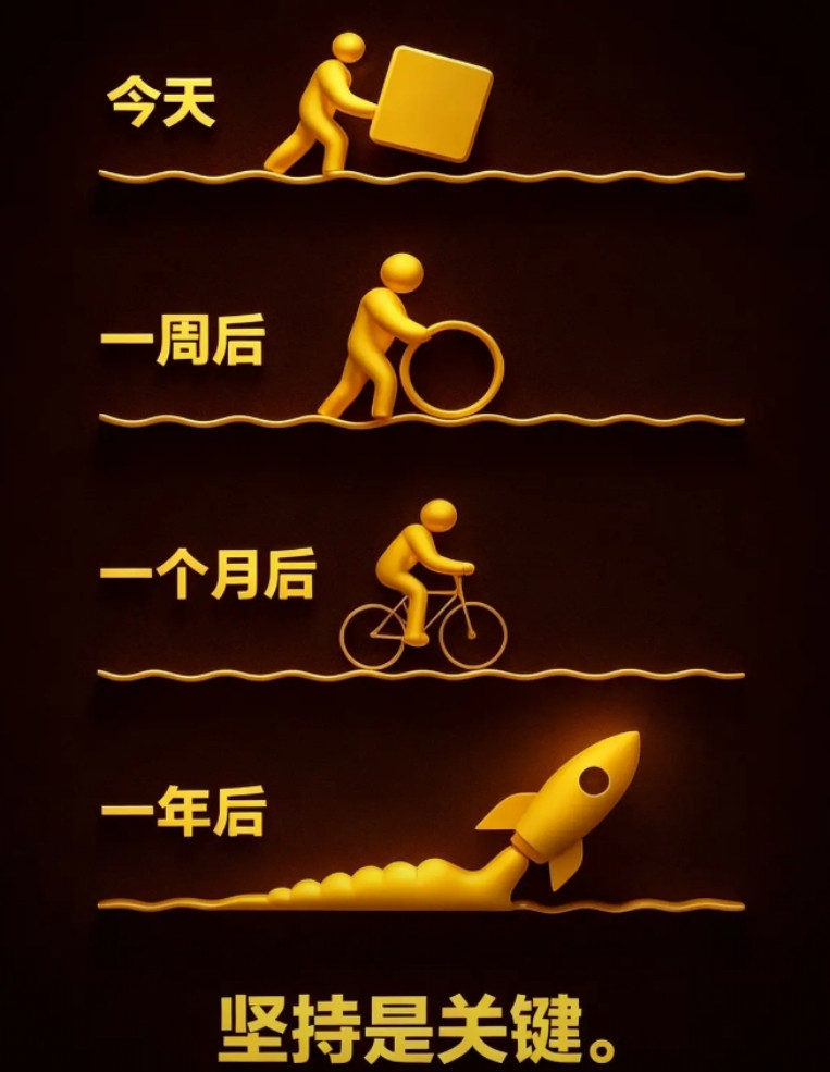 坚持就是一切…​​​