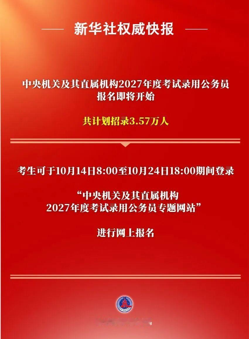 国考时间确定，但许多人并不适合报考，一定要睁大眼睛看清楚、想明白。2027国