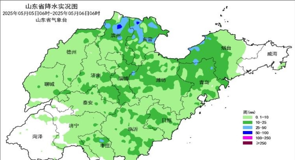 山东天气实况#5日傍晚到夜间，我省大部地区出现雷雨或阵雨，伴有8～10级局部11