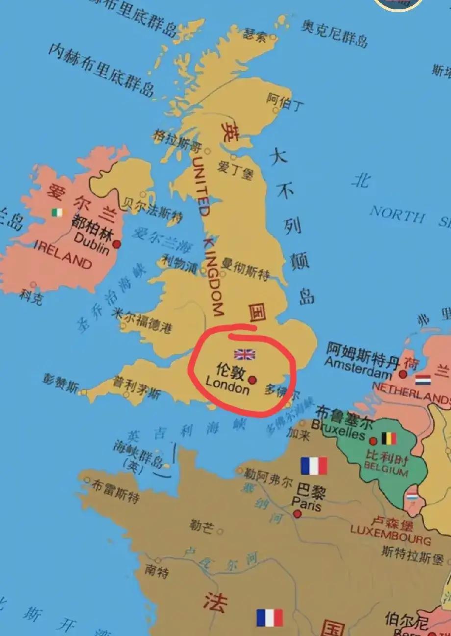 英国人干的最傻的事是占领北美之后没有迁都，如果说他们本土地域广大资源丰富，那也就
