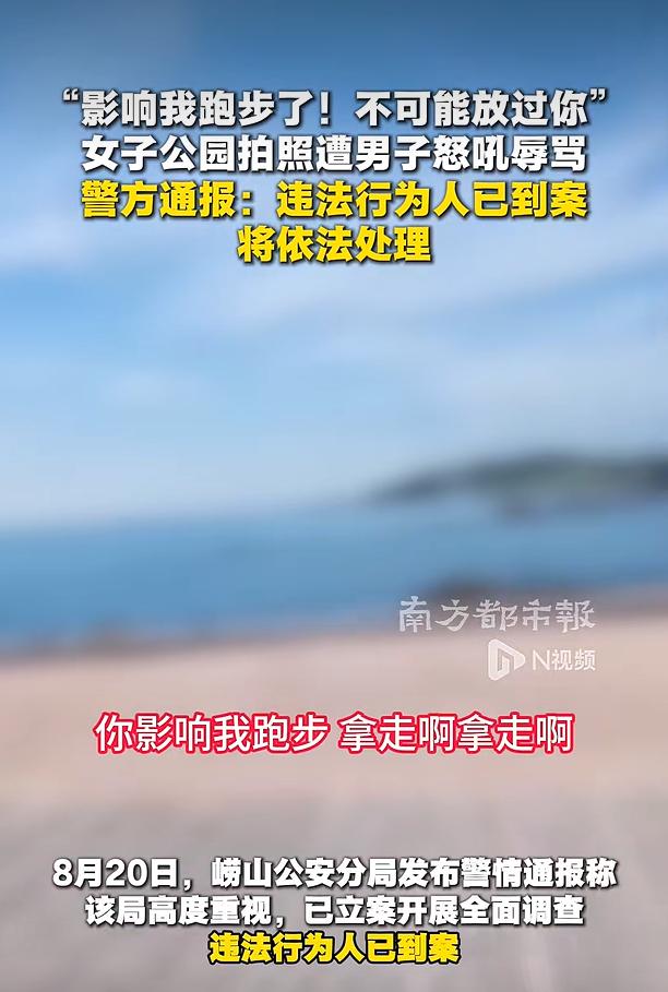 新京报8月24日报道，此前引发网络热议的青岛崂山区海之恋公园游客争执事件，当地公