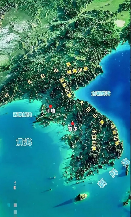 韩国这地形，真是一言难尽呀！满眼都是山，怪不得他们的农产品大部分都需要进口，吃个
