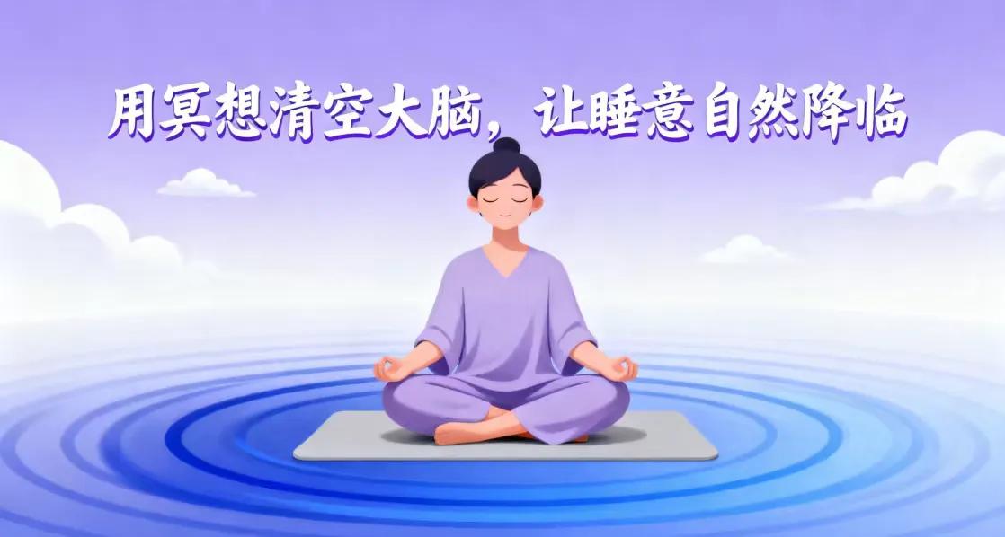 冥想清空大脑：当代人的科学助眠法当城市的最后一盏灯熄灭，无数人却在床上辗转