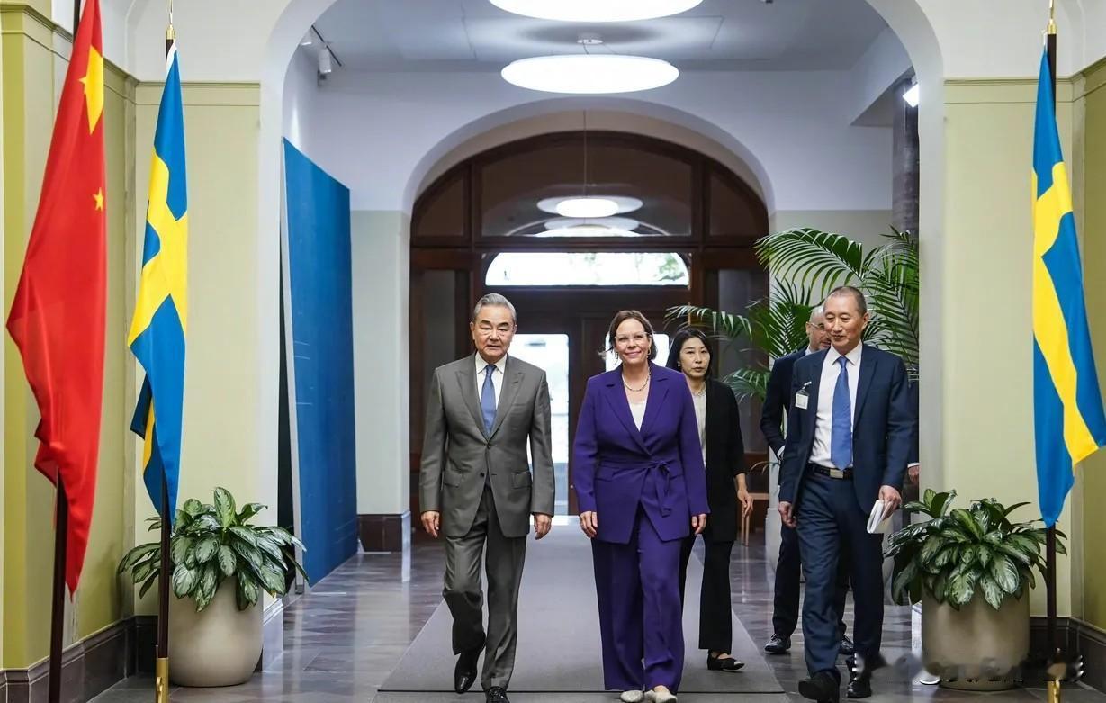 瑞典高规格接待中国。当地时间7月4号，瑞典首相克里斯特松、外交大臣斯蒂纳加德