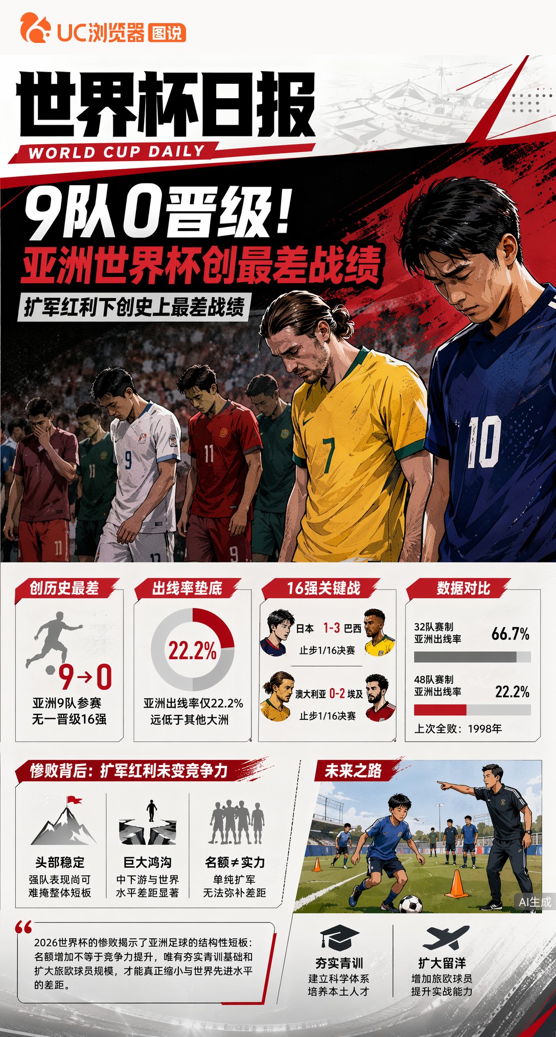 9队0晋级！亚洲世界杯创最差战绩，扩军红利成照妖镜
