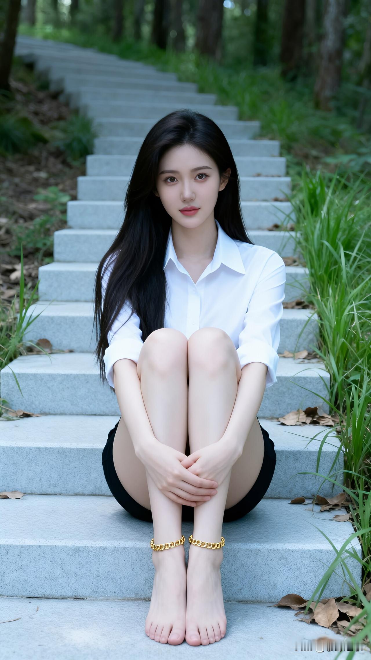 在公园拍这组照片，被路过的大爷说"现在的年轻人真开放"周末来公园散心，让朋友