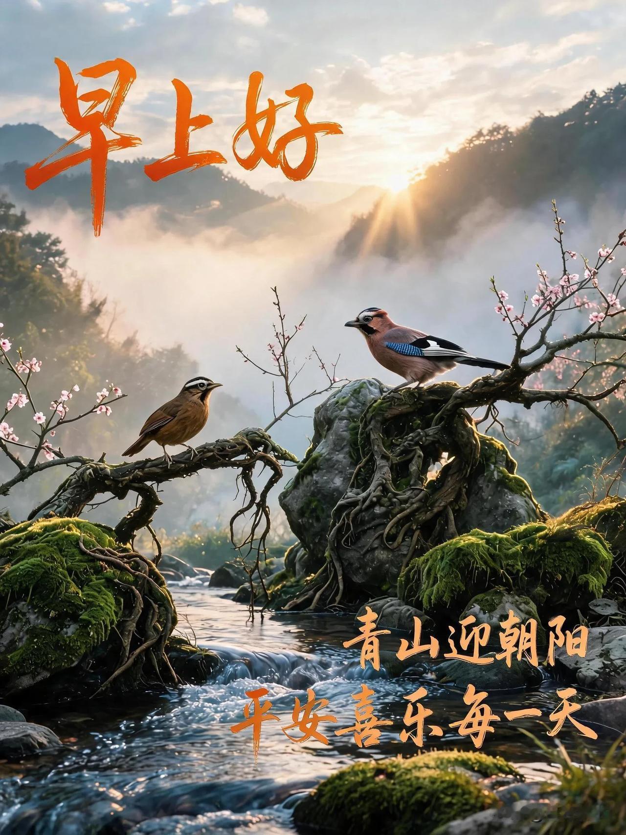 叫醒你的不该只有闹钟，还有藏在心底的梦想，早安加油！
