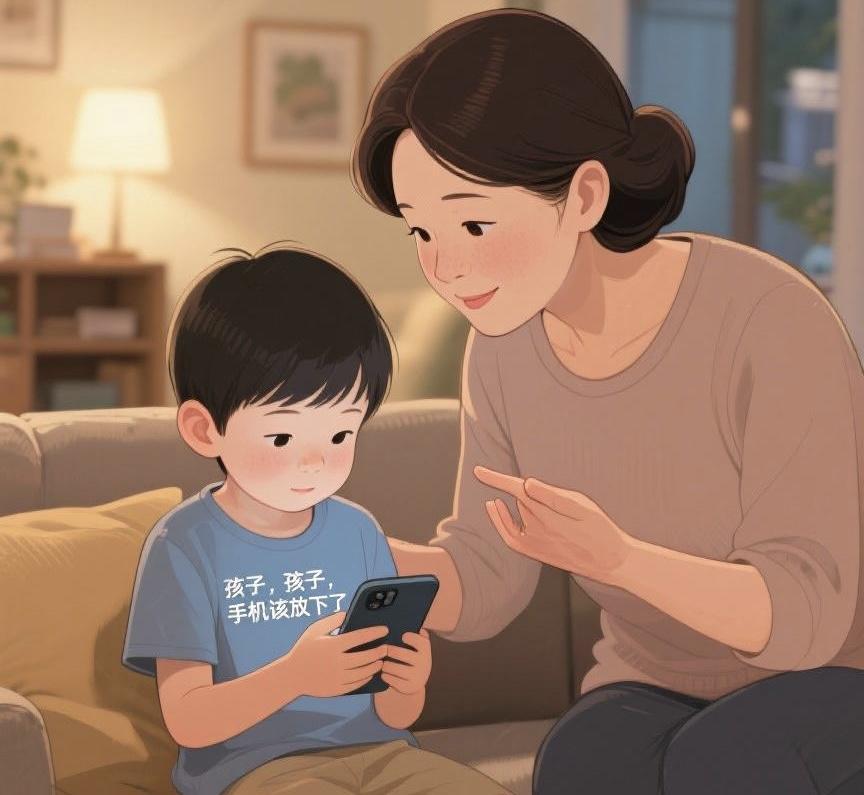 老母亲乐了——孩子，手机该放放了2025年10月24日，教育部一纸文件让无数