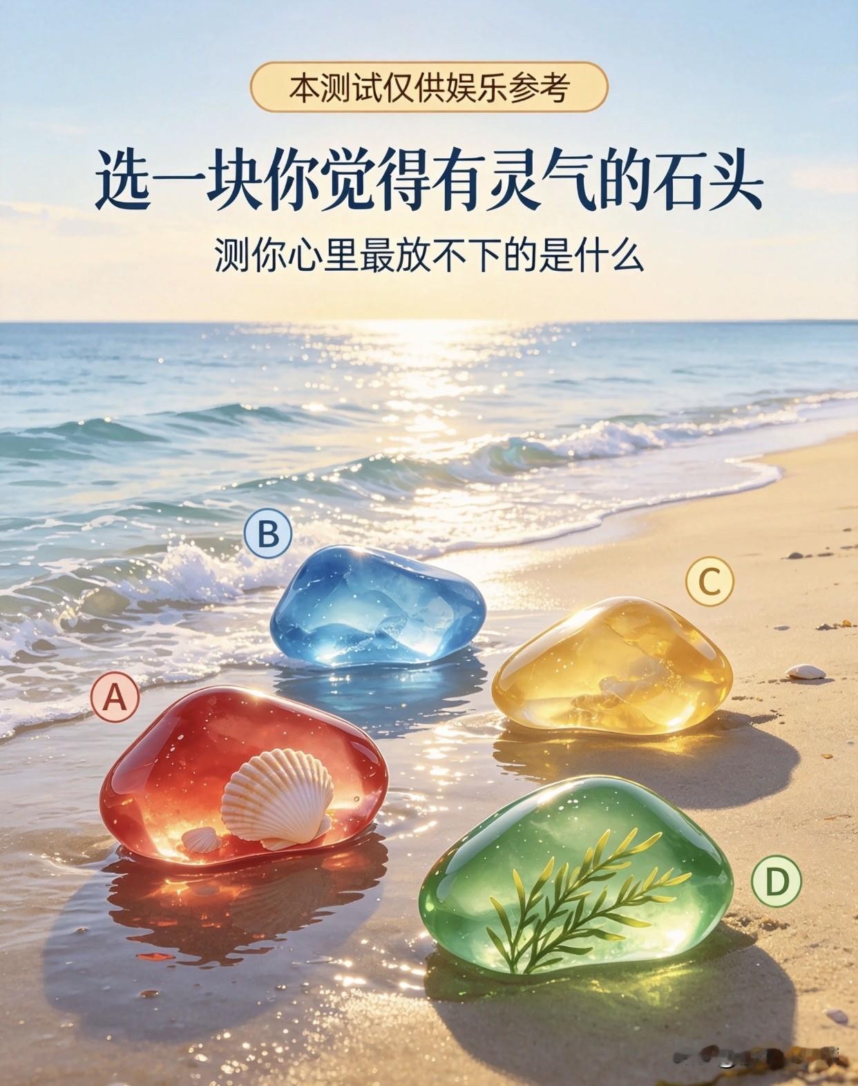 选一块你觉得有灵气的石头测你心里最放不下的是什么