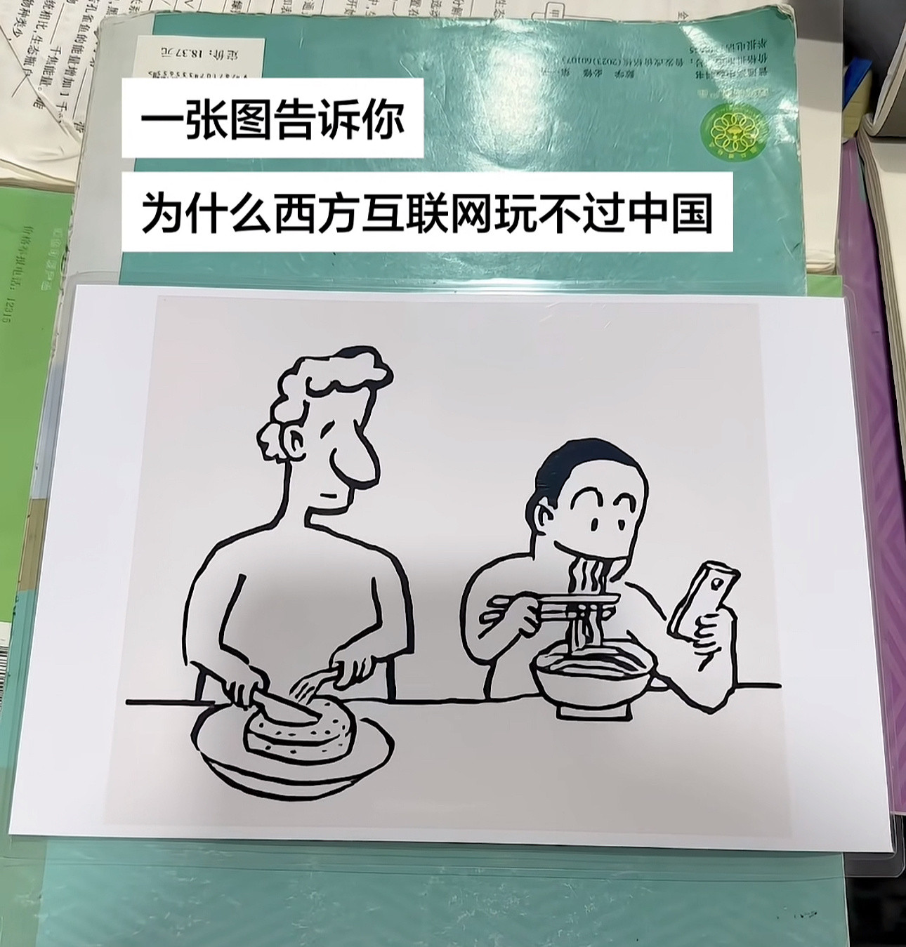 一张图告诉你为什么西方互联网玩不过中国。