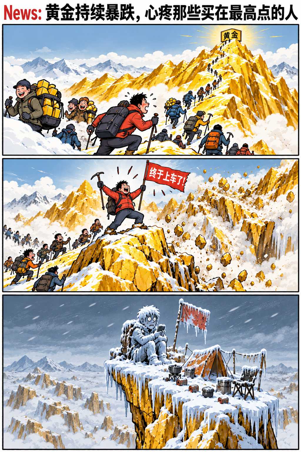 2026年对黄金投资者来说，是一场残酷的心理测试。1月，金价像脱缰的野马，现货黄金突破4900美元，