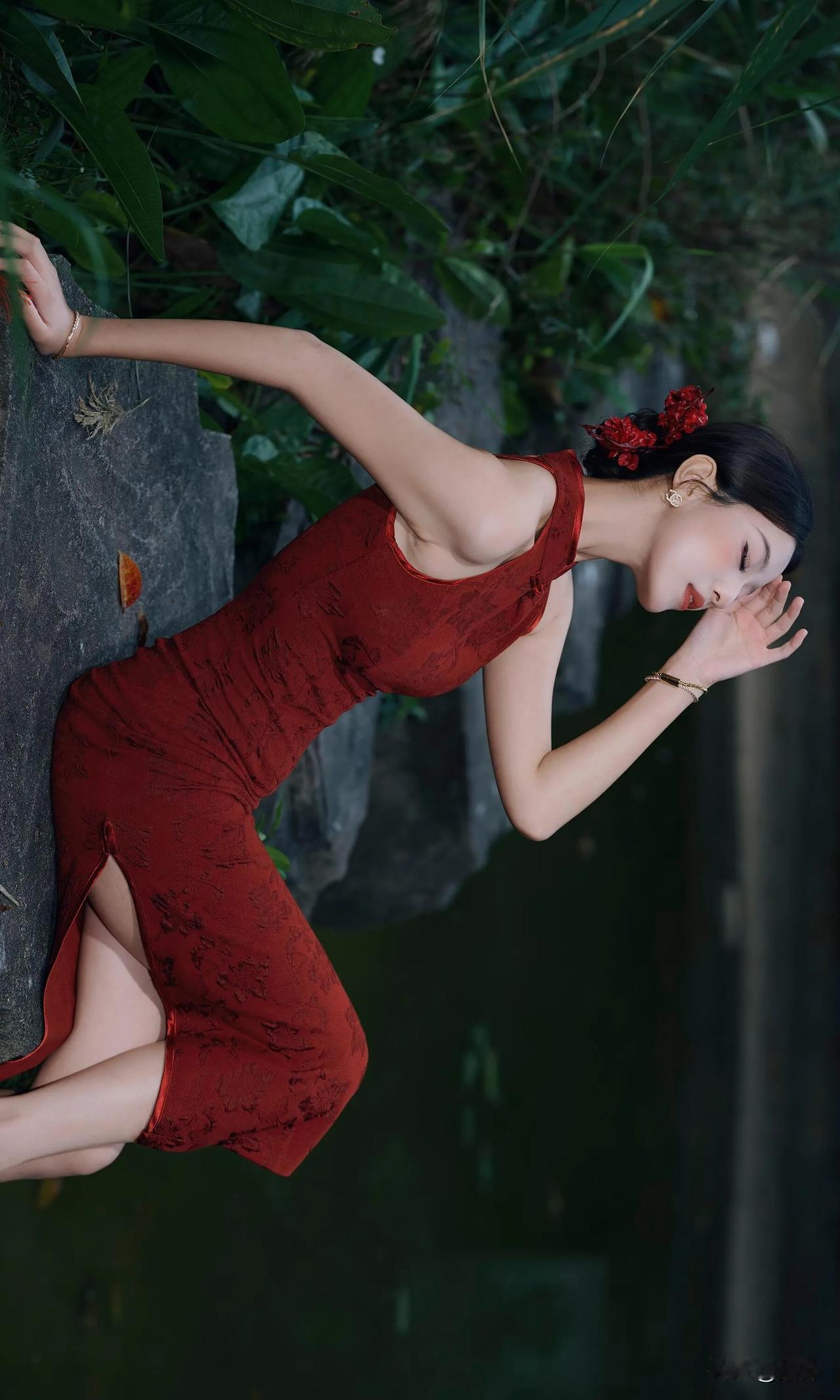 旗袍的宿命感谁懂啊江南风旗袍照旗袍旗袍古典身韵江南旗袍故事感东方旗袍