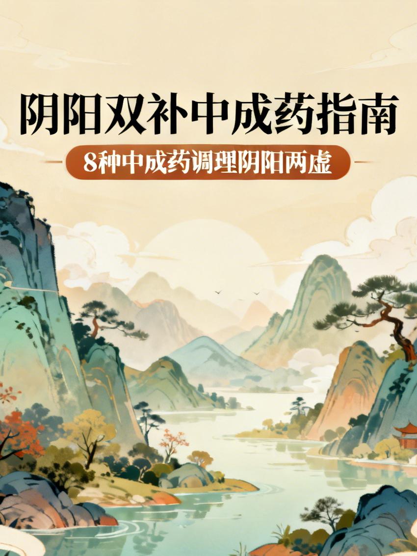 中医：凡是阴阳两虚的人，都可以用这8个中成药，滋阴扶阳，阴阳双补又怕冷又怕热