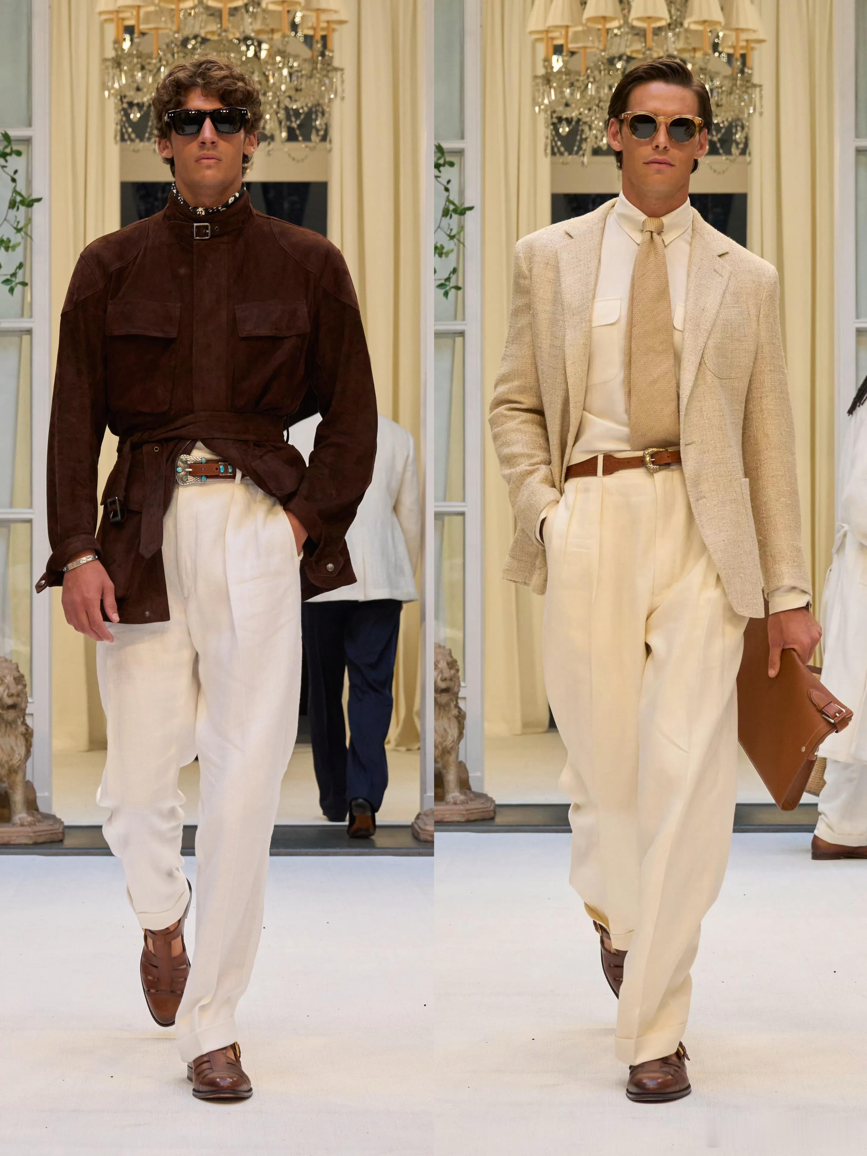 男装周RalphLauren2027春夏男装系列于近日在秀场正式发布，延续