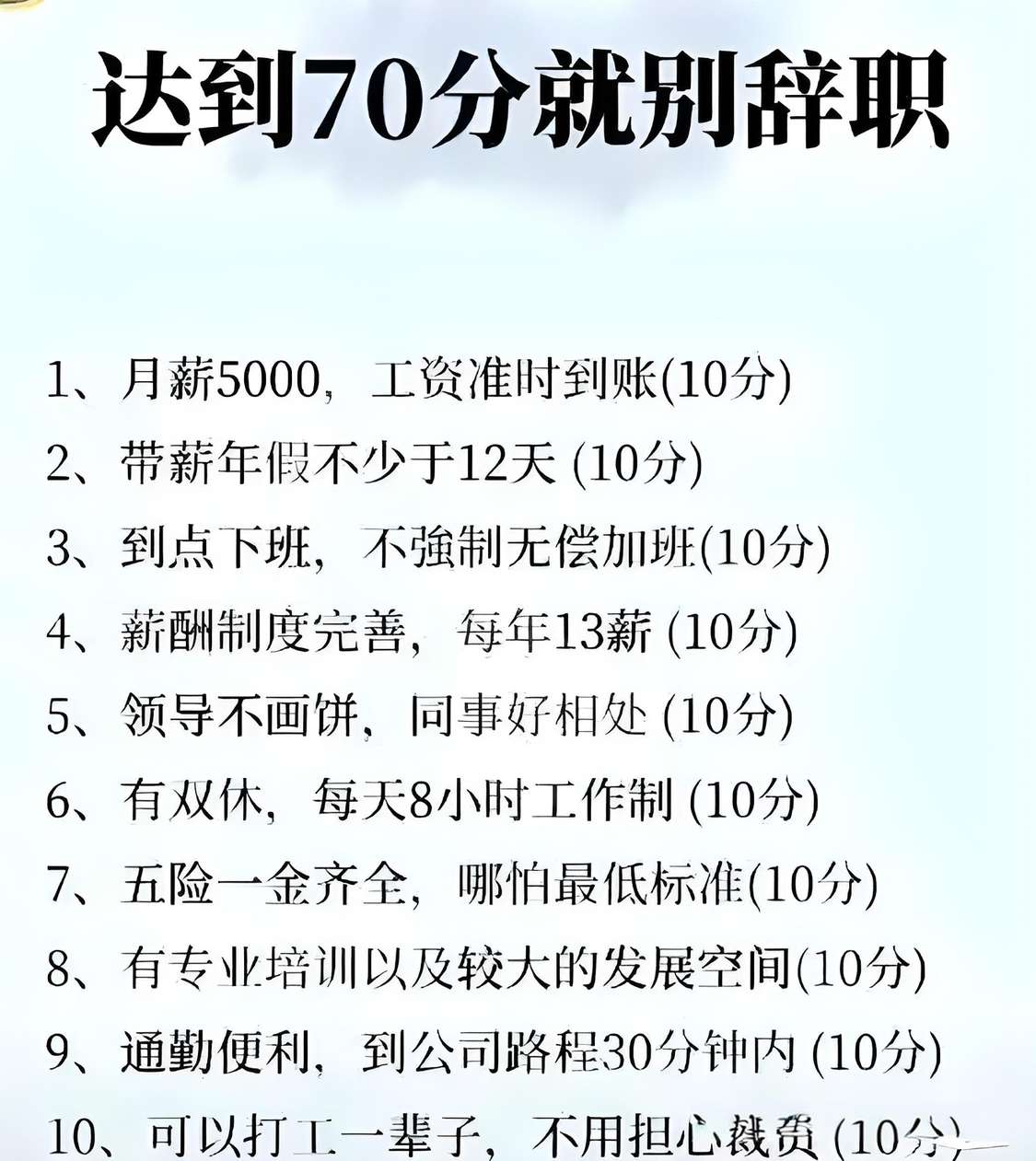 看看大家能达到多少分？