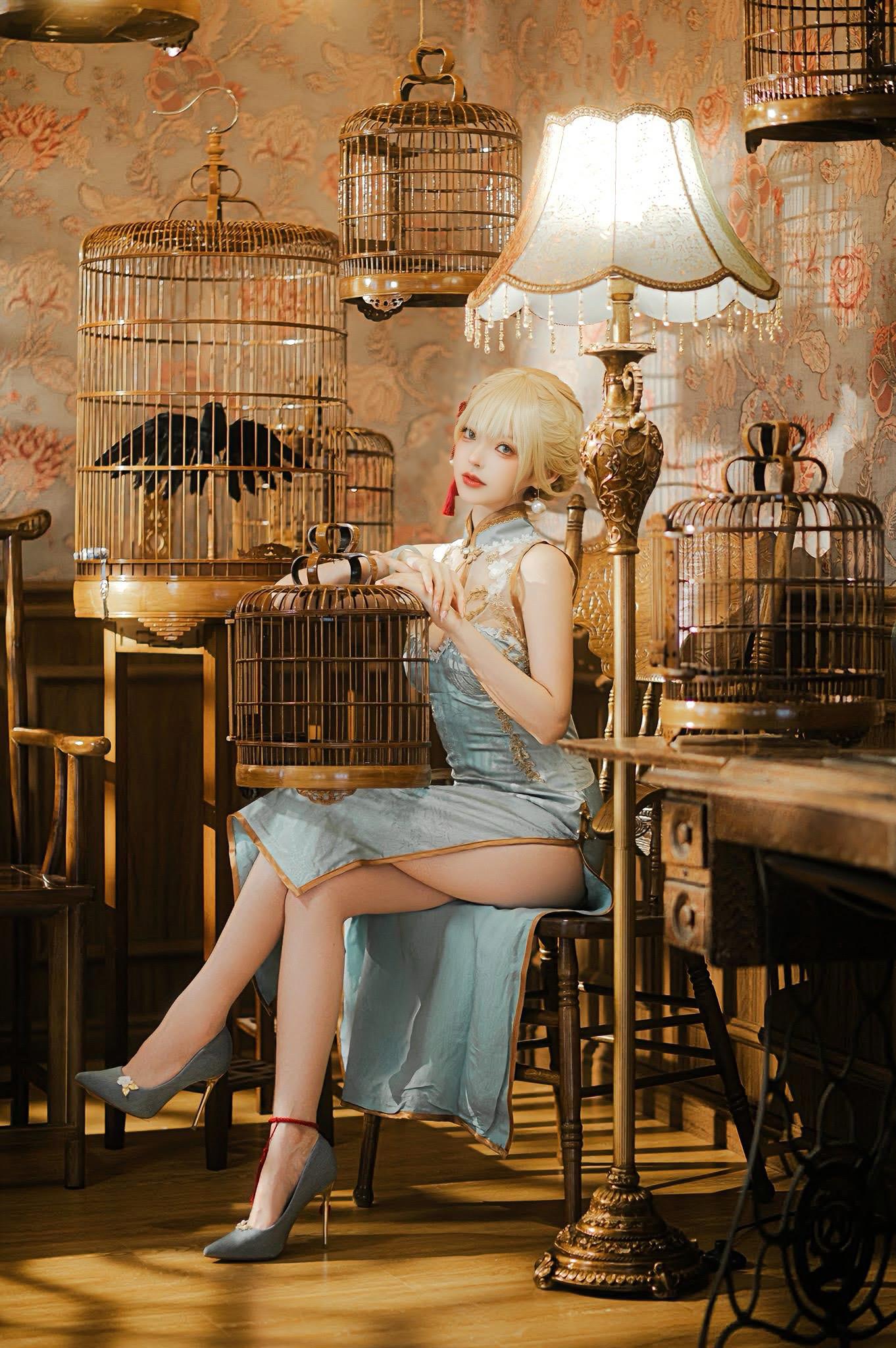 cos 二次元 少女前线 旗袍