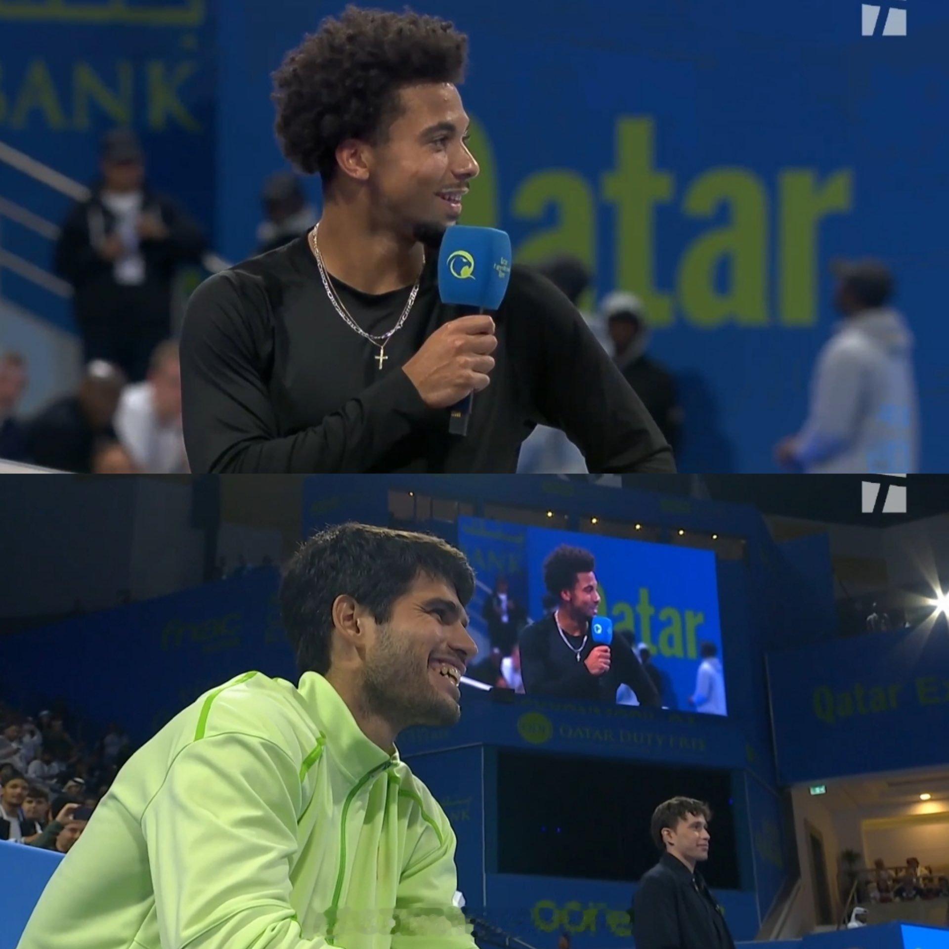 菲斯在多哈决赛不敌卡洛斯·阿尔卡拉斯后对他说：