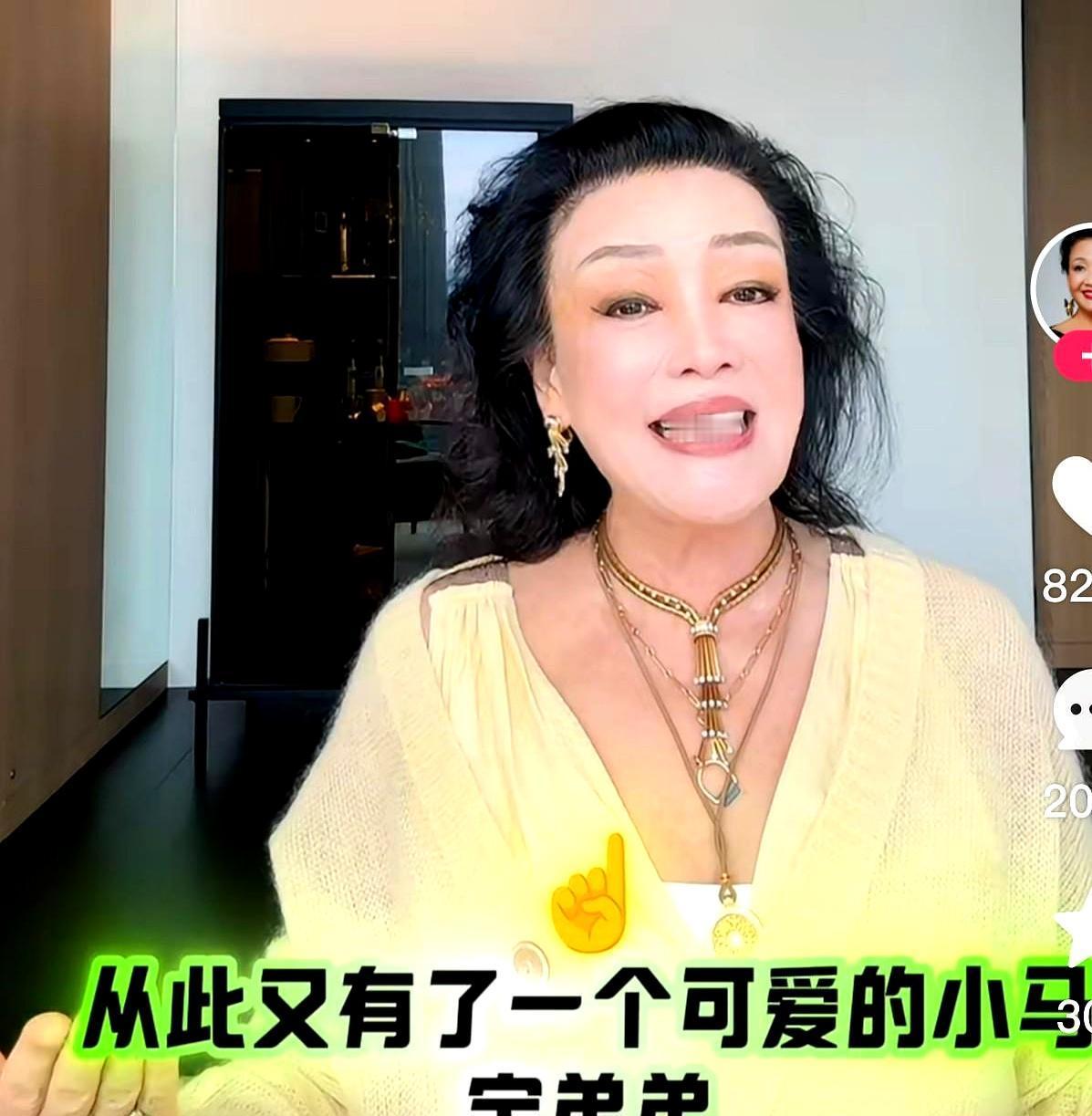 直播镜头前，张兰手抖着念小纸条，连话都说不清了。她抱起那个晚上出生的胖小子，眼