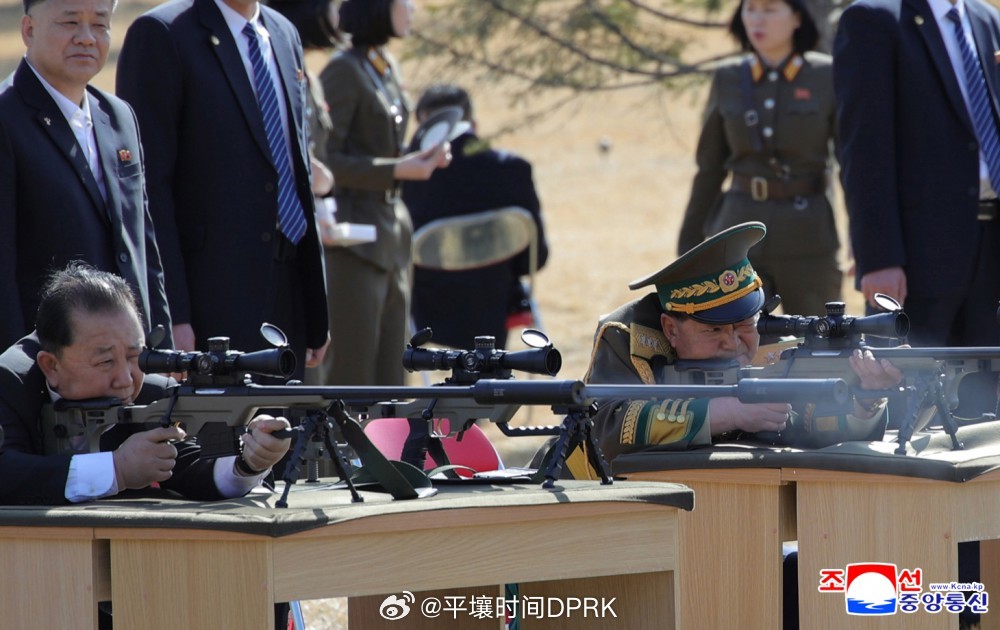 个个拿着靶心向金总同志汇报精准度