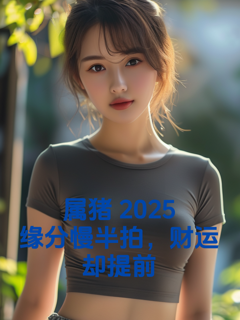 属猪2025：缘分慢半拍，财运却提前