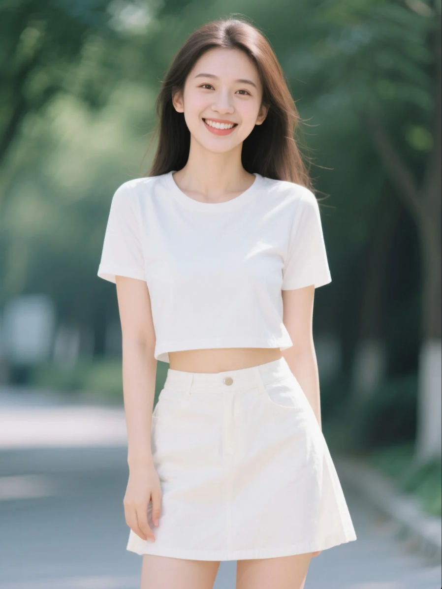 时尚花园，时尚美女的优雅风情绽放