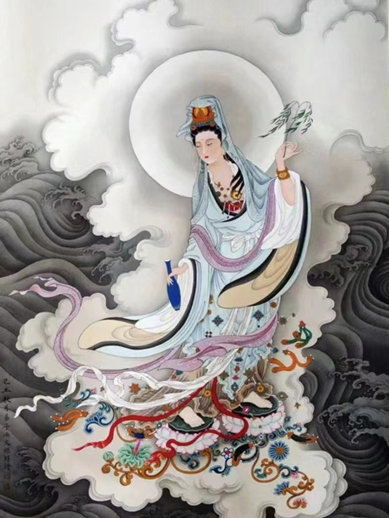 观音菩萨福佑，消灾解厄，人财两旺！