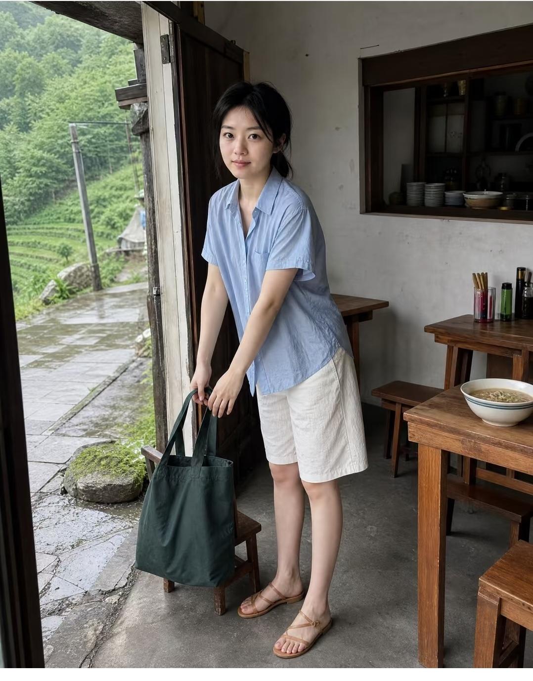 来山上吃碗面，别有一番风味。