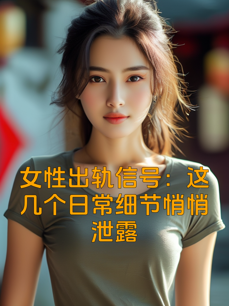 女性出轨信号：这几个日常细节悄悄泄露
