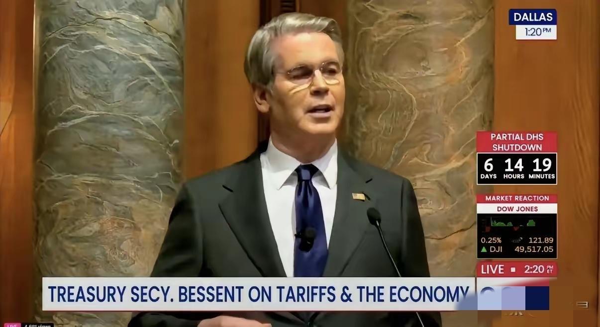 美国财长贝森特今天发文说：“特朗普总统始终将美国国家安全和美国人民的利益放在首位