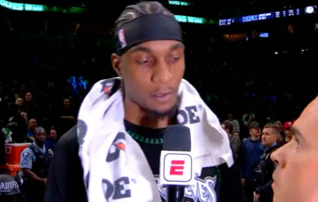 NBA季后赛，麦克丹尼尔斯接受了记者采访，谈到了下一轮对阵马刺：“没必要再多说什