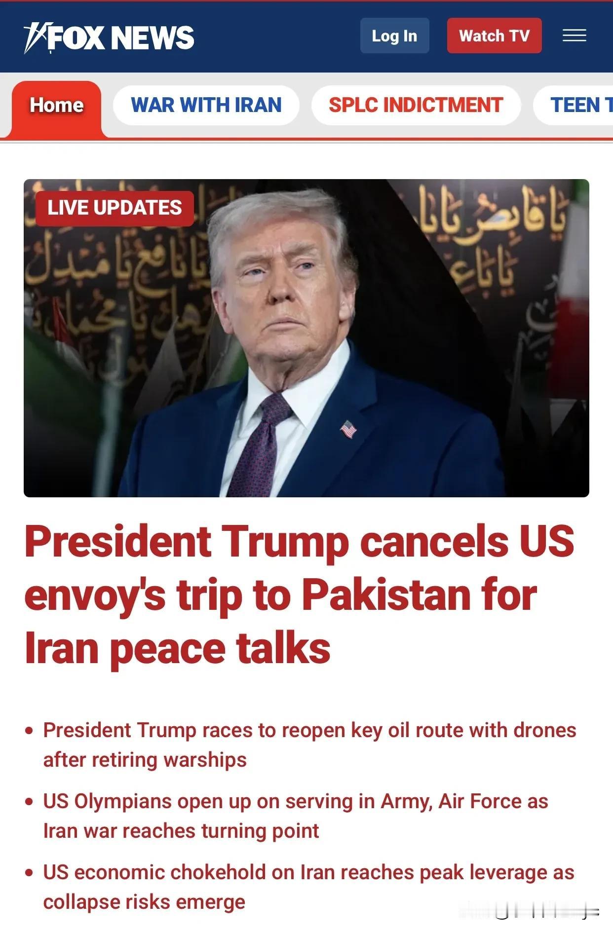 美国福克斯新闻(FoxNews)官网4月26日报道：周六，特朗普总统告诉福克斯