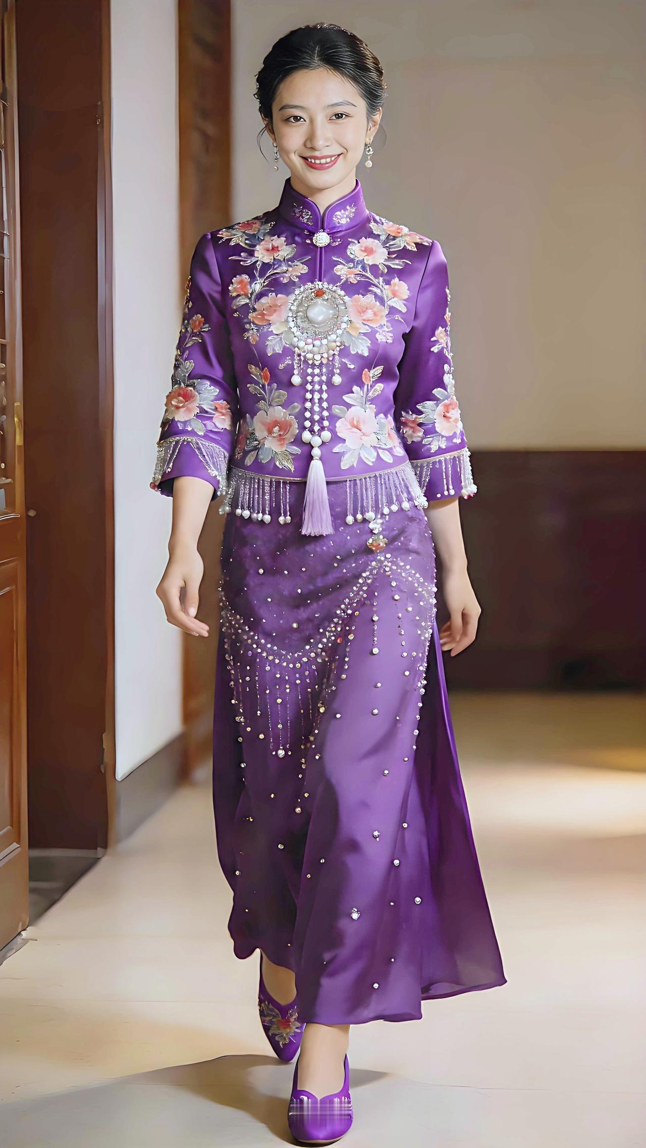 中国古典美女应该长什么样子?精美高清壁纸在哪里找有没有适合当壁纸的图片紫衣